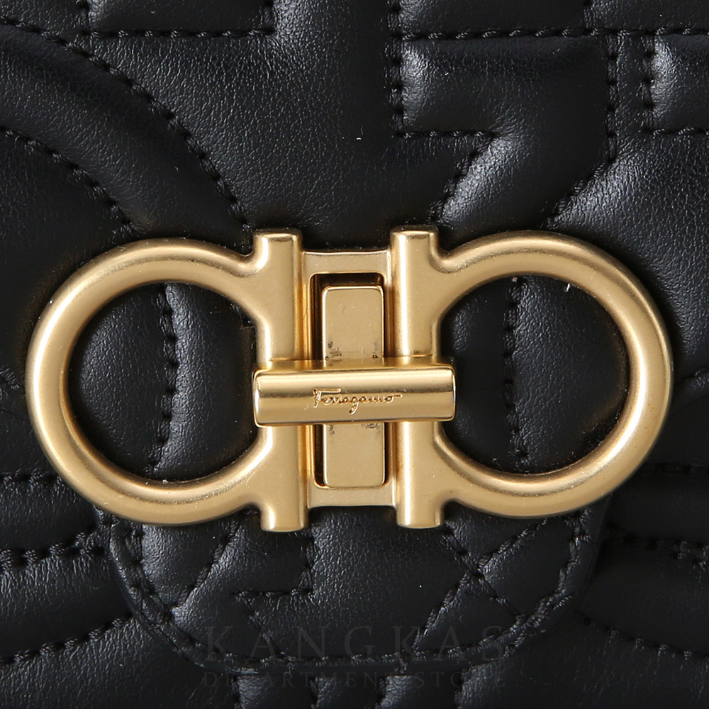FERRAGAMO(USED)페레가모 간치니 체인 숄더백